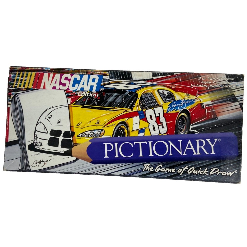 NASCAR Edition Pictionary - The Game of Quick Draw includes Junior Category